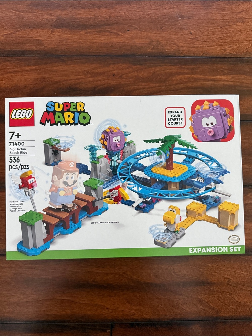 Lego Super Mario Big Urchin Beach Ride Expansion Set - Retired
